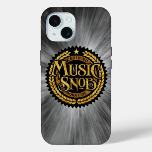 Coque Case-Mate iPhone Music Snob - amoureux de musique amusante