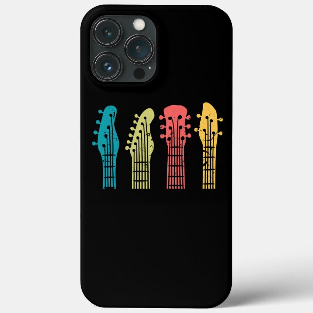 Coques Case-Mate iPhone Musicien Guitare Lover Guitariste Retro Sunset (Verso)