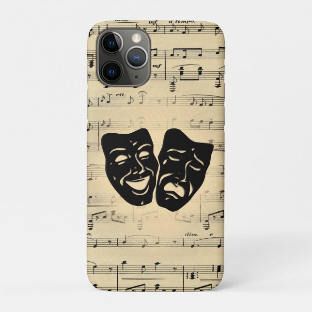 Coques Case-Mate iPhone Musique antique et masques de théâtre (Dos)