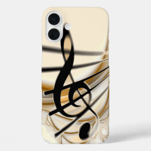 Coque Pour iPhone 16 Plus Musique - clef triangulaire