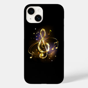 Coque Case-Mate iPhone Musique de clé de sol en or