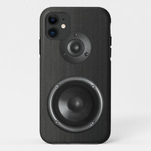 Coque iPhone 11 Musique drôle de haut-parleur sain