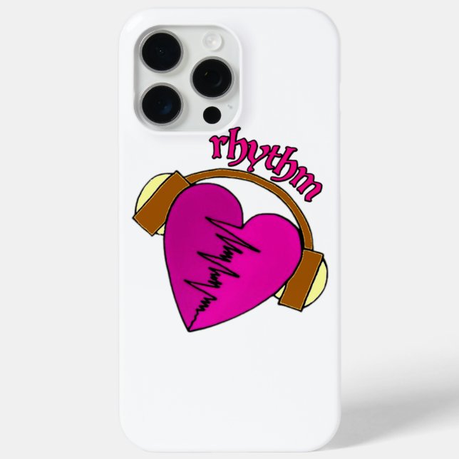 Coques Case-Mate iPhone musique et battements de coeur (Verso)