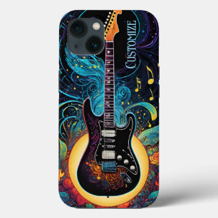 Case-Mate iPhone Case Musique Et Guitare Électrique Rose