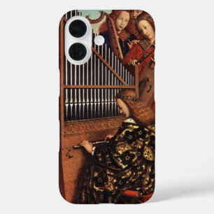 Coques iPhone 16 MUSIQUE FABRIQUANT DES ANGELS DE NOËL /Joueur d'or