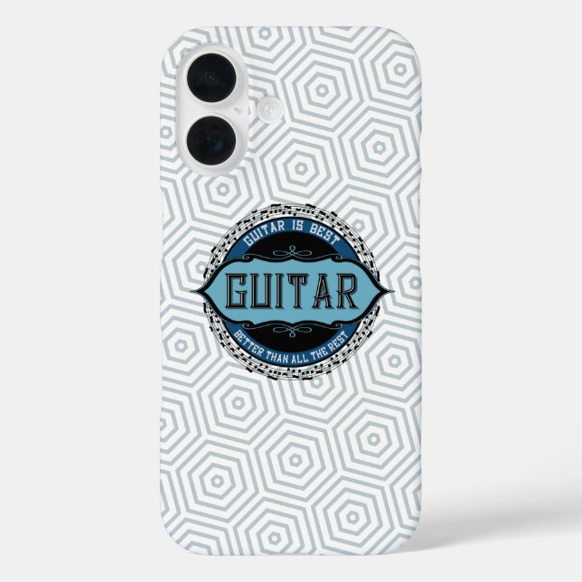 Coques Case-Mate iPhone Musique guitare Cercle (Verso)