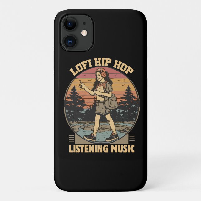 Coques Case-Mate iPhone Musique lofi hip hop chillhop (Dos)