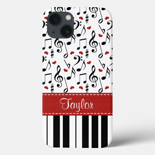 Coques Case-Mate iPhone Musique Note Piano (Verso)