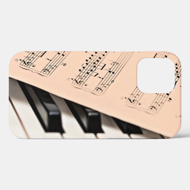 Coques Case-Mate iPhone Musique piano, design populaire (Verso (horizontal))