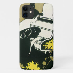 Case-Mate iPhone Case Musique Vintage, Miss Traumerei jouant du piano, R