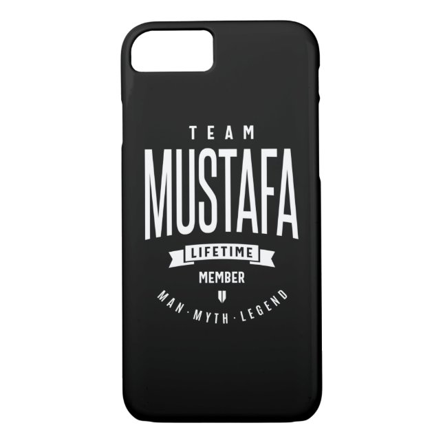 Coques Case-Mate iPhone Mustafa Nom personnalisé Cadeau Anniversaire (Dos)