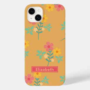 Coque Case-Mate iPhone Mustard Retro Daisy Bouquet
