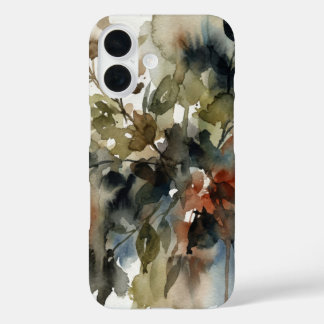 Coque Pour iPhone 16 Muted Forest Watercolor