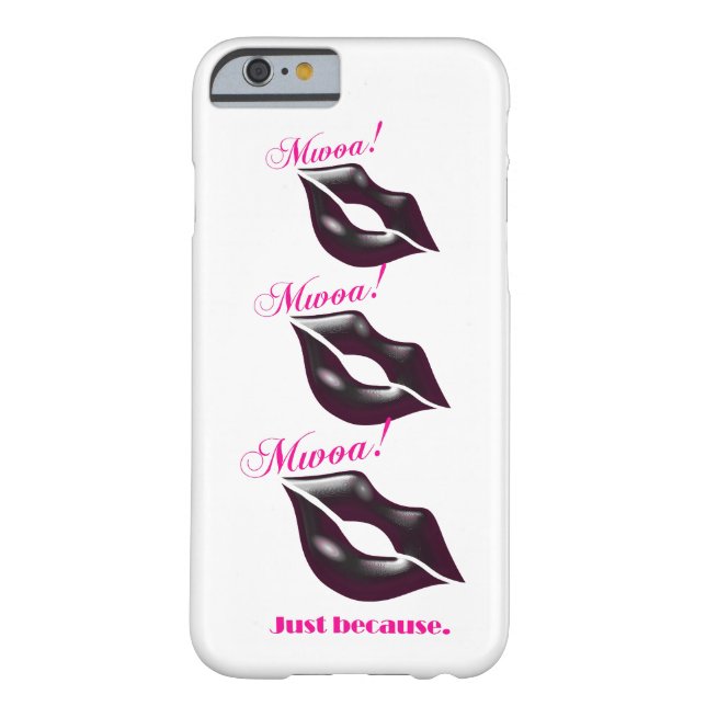 Coques Case-Mate iPhone Mwoa ! Juste Parce Que. (Noir) (Dos)