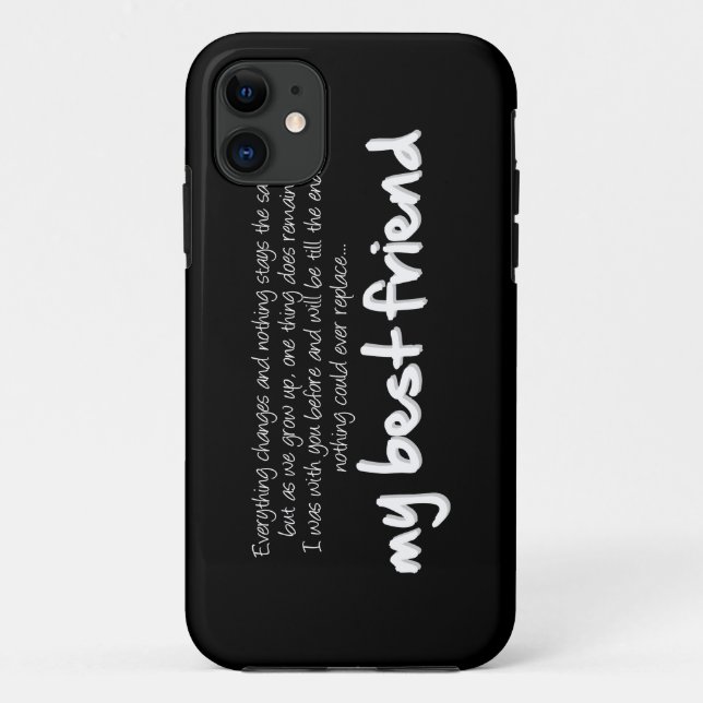 Coques Case-Mate iPhone My best friend (Dos)