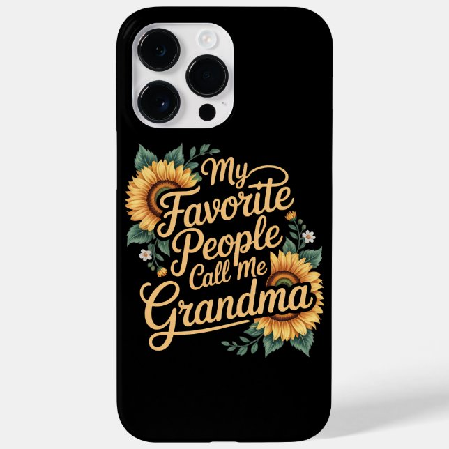 Coques Case-Mate iPhone My Favorite People Call Me Grandma Mother's Day (Verso)