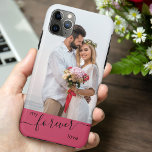 Case-Mate iPhone Case My Forever Love Romantic Rose Mariage Photo<br><div class="desc">Coque iphone photo de mariage personnalisé. Le modèle photo est mis en place pour vous permettre d'ajouter votre propre image romantique, qui est affichée au format portrait. Le design est écrit avec la citation "mon amour éternel" dans un élégant script manuscrit et la typographie noire moderne sur un arrière -...</div>