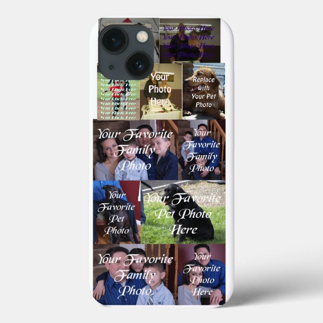 Coques Case-Mate iPhone My Photo My Life in Pictures (Verso)