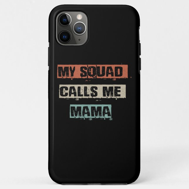Coques Case-Mate iPhone My Squad Calls Me Mama Funny Workout Gym (Dos)