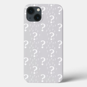Case-Mate iPhone Case Mystère point de question énigme puzzle gris clair
