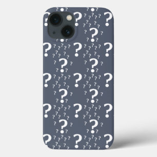 Case-Mate iPhone Case Mystère question marque énigme puzzle bleu-gris Co