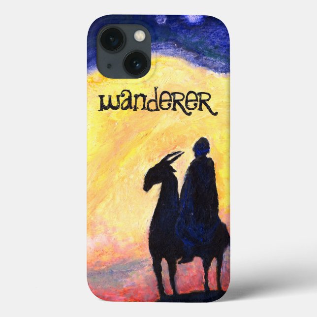 Coques Case-Mate iPhone Mysterious Rider Wanderer personnalisable (Verso)