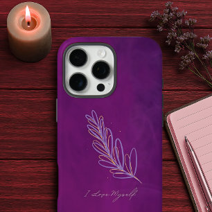 Coque iPhone 16 Pro Max Mystic Magenta Je M'Aime Moi-Même Valable Affirmat