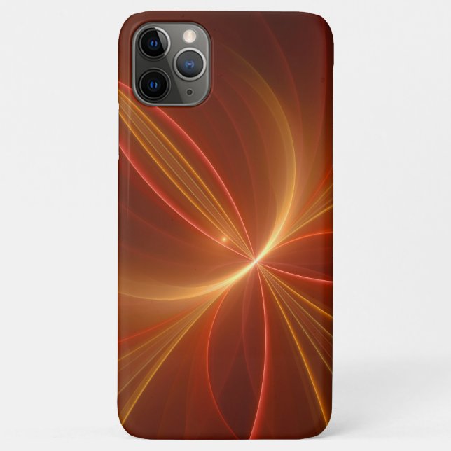 Coques Case-Mate iPhone Mystique Abstrait Fractal Art Moderne Couleurs cha (Dos)