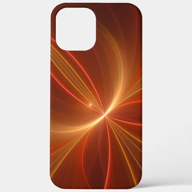 Coques Case-Mate iPhone Mystique Abstrait Fractal Art Moderne Couleurs cha (Verso)