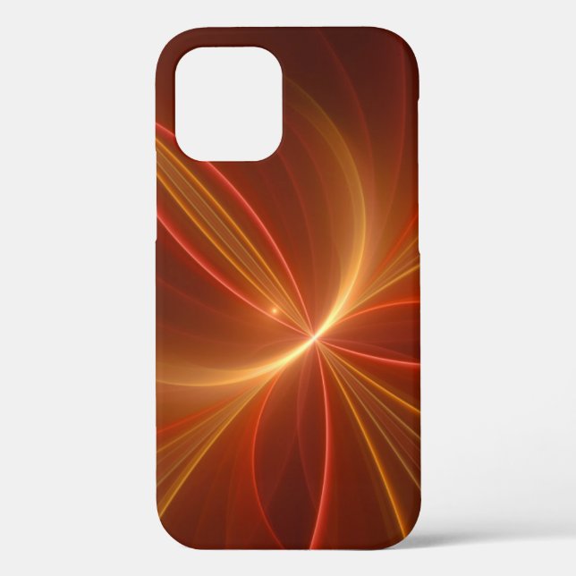 Coques Case-Mate iPhone Mystique Abstrait Fractal Art Moderne Couleurs cha (Verso)