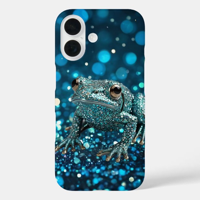 Coques Case-Mate iPhone Mystique de la grenouille de Bleu Dimentée sur le  (Verso)