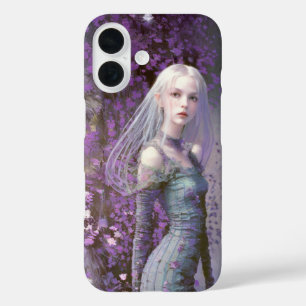 Coque Pour iPhone 16 Mystique en Fleur #212 : Violet Reverie