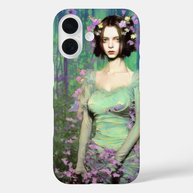 Coques Case-Mate iPhone Mystique en fleurs #218 : Déesse de la Forêt (Verso)