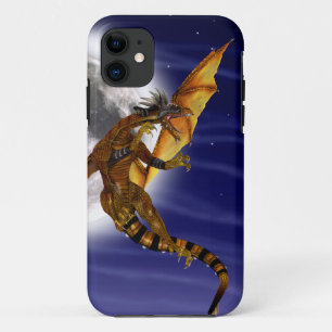 Etui iPhone Case-Mate Mythe fantastique de dragon doré ciel violet