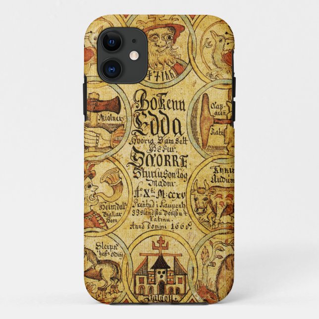 Coques Case-Mate iPhone Mythologie d'Edda Norse (Dos)