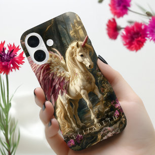 Coque Pour iPhone 16 Mythologie grecque du Pégase vintage