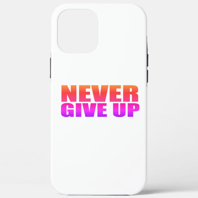 Coques Case-Mate iPhone N'abandonne jamais (Verso)