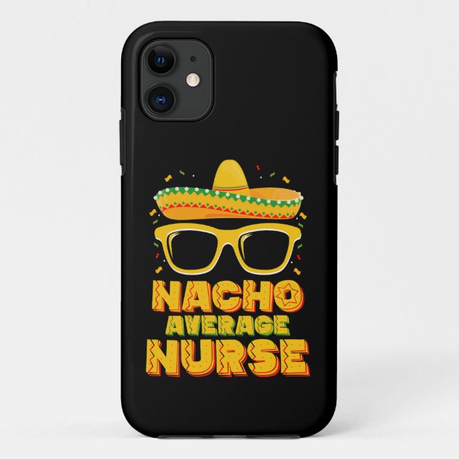 Coques Case-Mate iPhone Nacho Moyenne Infirmière Cinco De Mayo Famille Cor (Dos)