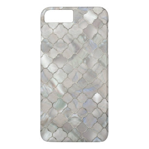 Case-Mate iPhone Case Nacre marocaine de motif de Quatrefoil