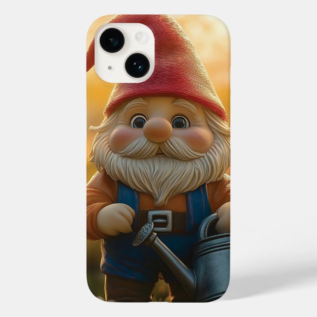 Coques Case-Mate iPhone Nain de jardin adorable avec arrosoir (Verso)