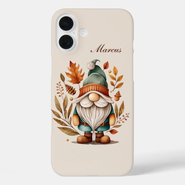 Coques Case-Mate iPhone Nain saisonnier ajouter un nom  (Verso)
