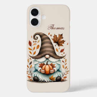Coque Pour iPhone 16 Plus Nain saisonnier ajouter un nom