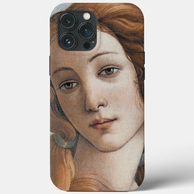 Coques Case-Mate iPhone Naissance de Vénus gros plan tête (Verso)
