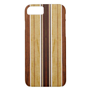 Coque iPhone 8/7 Nalu Hou Faux Koa Bois Surf