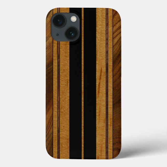 Coques Case-Mate iPhone Nalu Mua Faux Koa Wood Surfboard iPad Mini Retina (Verso)