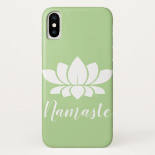 Case-Mate iPhone Case Namaste blanc Lotus Silhouette