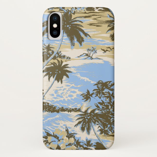 Coques Case-Mate iPhone Napili Bay Hawaiian Island Sky Pittoresque Blue (Dos)