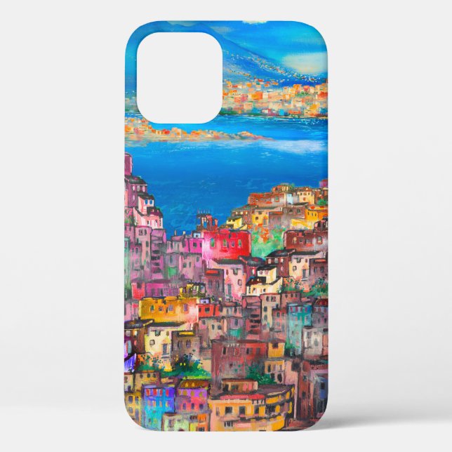 Coques Case-Mate iPhone Naples cityscapearer, ville, italien, paysage, mod (Verso)