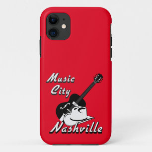 Coque iPhone 11 Nashville. Ville de musique