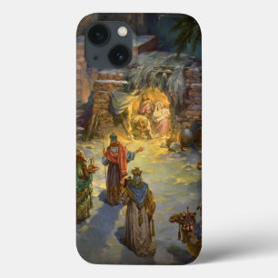 Etui iPhone Case-Mate Nativité de Noël Vintage avec Magi Visite
